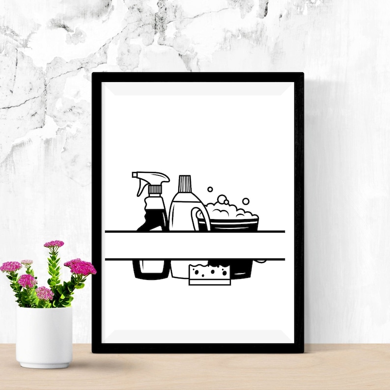 Cleaning products svg\ sponge svg\ bucket svg\ cleaning clipart\ cleaning supplies svg\ cleaning supplies clipart\ housekeeping svg\ cricut image 6
