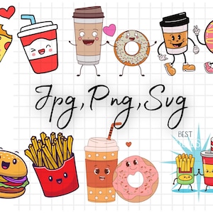 Abbinamento perfetto svg\coppia di cibo clipart\cibo kawaii png\sushi clip art di San Valentino\coppia di cibo svg\kawaii valentine\adesivo stampabile digitale
