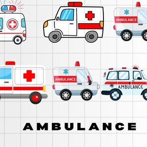 Ambulance SVG\ Paramedic Clipart\ Ambulance PNG Clipart svg png\ Emergency Vehicle Clipart\ Ambulance Driver SVG\ Healthcare svg