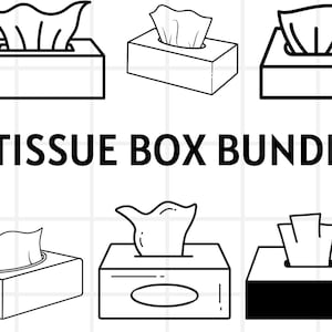 Doodle Tissue box SVG\ PNG\ Psd\ outline\ tissue paper svg\tissue png