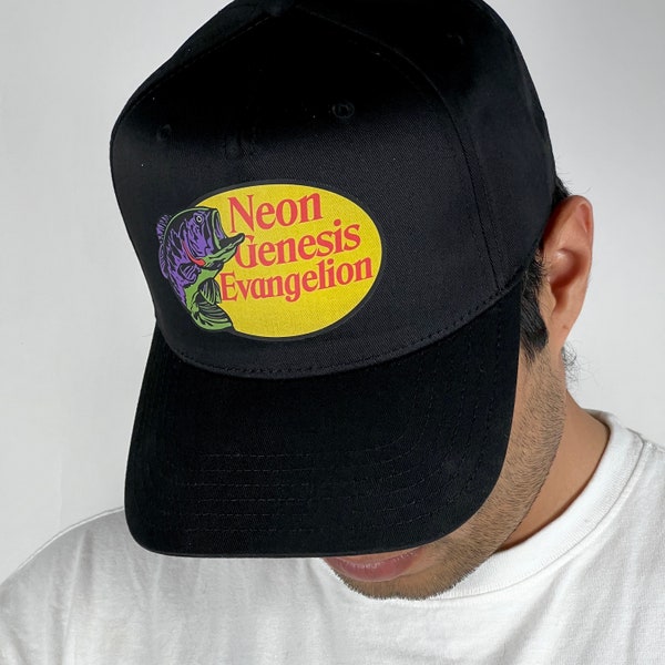 Neon Genesis Evangelion Custom Bass Pro  Hat - Black