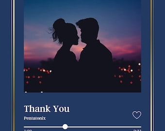 Spotify Couple Album, That Special Moment, Digital Download, Cute Couple Idea, Holiday Present Idea