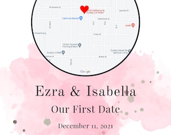 Our Special Moment, Our First Date Our First Anniversary, Cute Couples Frame, DIY Project, Digital Download, 8.5 x 11" Picture frame