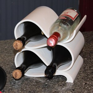 Wine Holder: Elegant Wine Rack, Modern Bottle Display, Perfect for Home Decor & Gift Idea for Wine Lovers