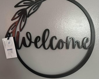 Welcome Metal Sign - Etsy