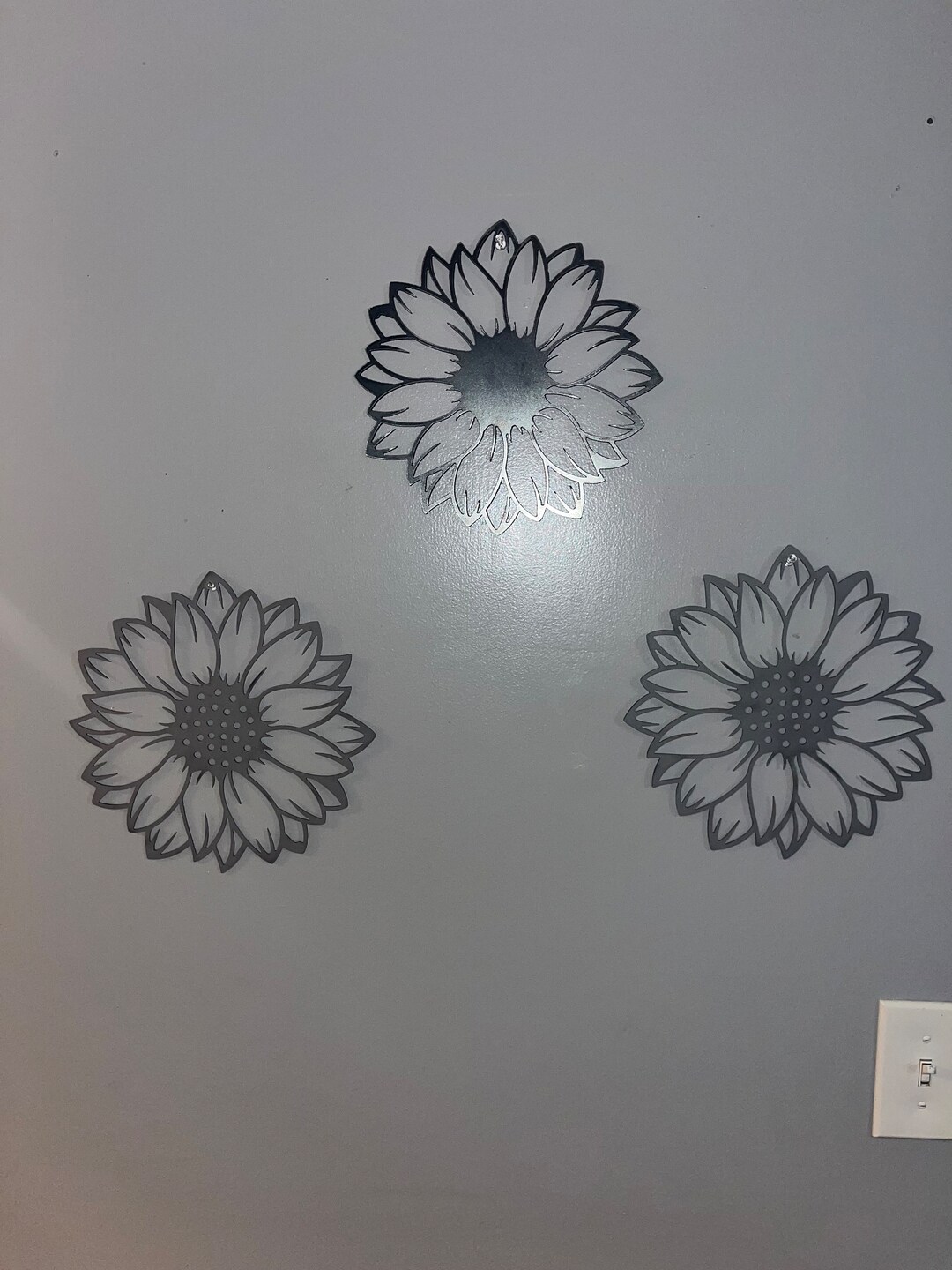Metal Sunflower Wall Decor - Etsy