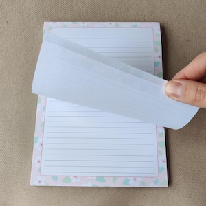 Lined Notebook | Cherry Blossom Print | Notes | Braindump Notepad