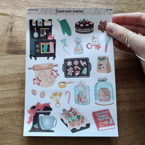 Autocollants de pâtisserie de Noël