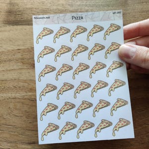 Pizza Icon Planner Sticker