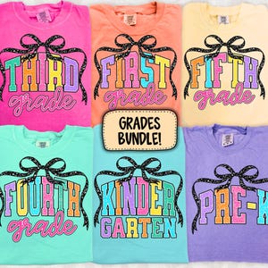 Coquette Rentrée des classes PNG Bundle