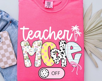Leraar Modus uit, laatste schooldag Coquette roze Dalmatische strik Leraar, school png Preppy doodle meisjes Potlood met strik Elementair