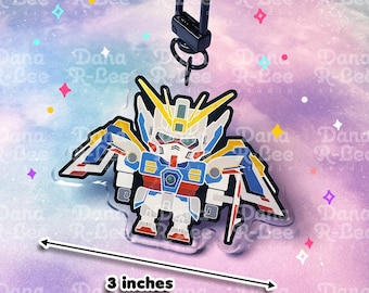 ガンダムユニコーンキーホルダー、機動戦士ガンダム//クリアアクリル