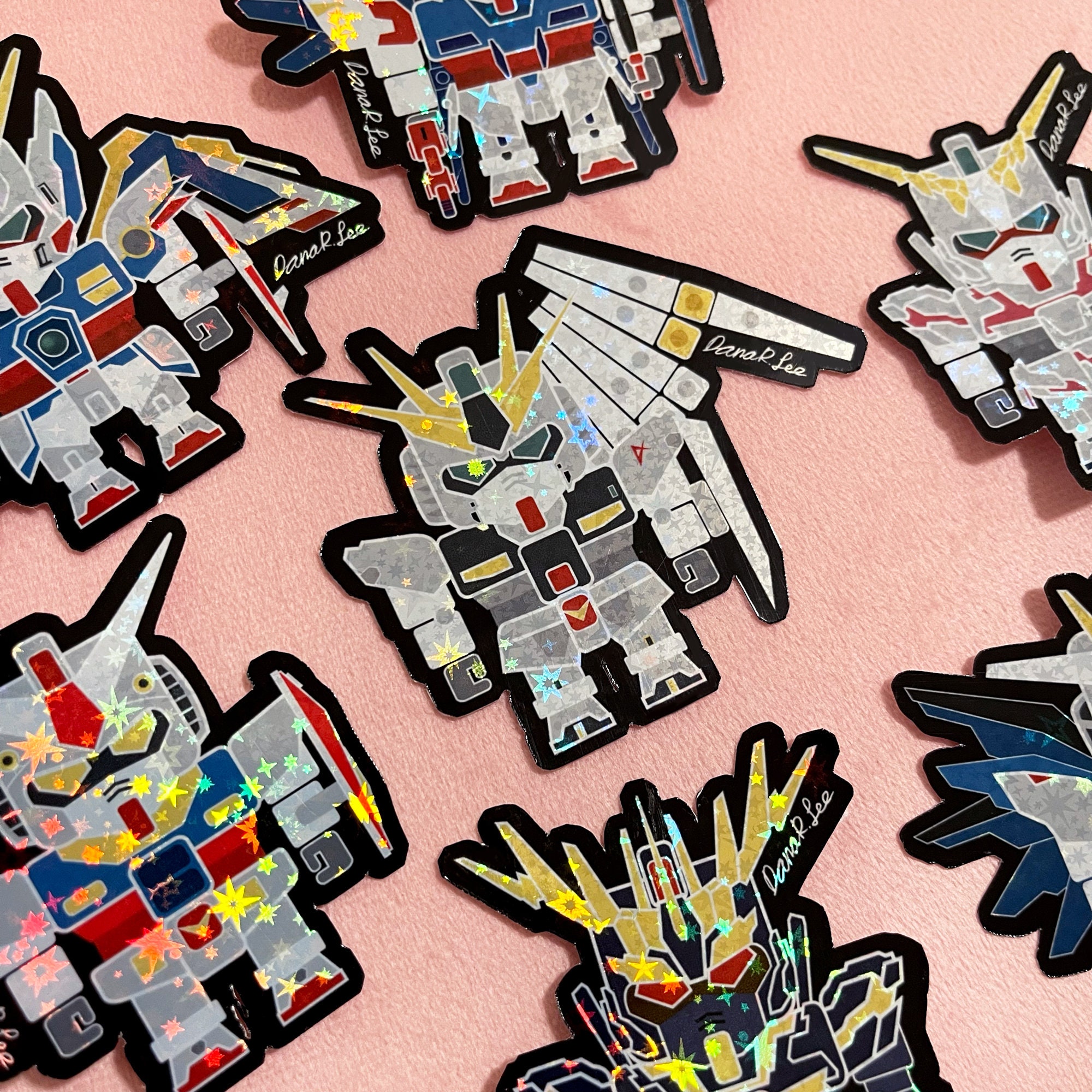 7gundam Sticker Pack, Gundam Sticker Bundle, Gundam Inspired