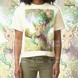 ポケモン イーブイ レディース クロップトップシャツ 彼女へのプレゼント ポケモン Tシャツ 誕生日プレゼント シャツ イーブイ進化 Tシャツ コンベンション カード ショー用