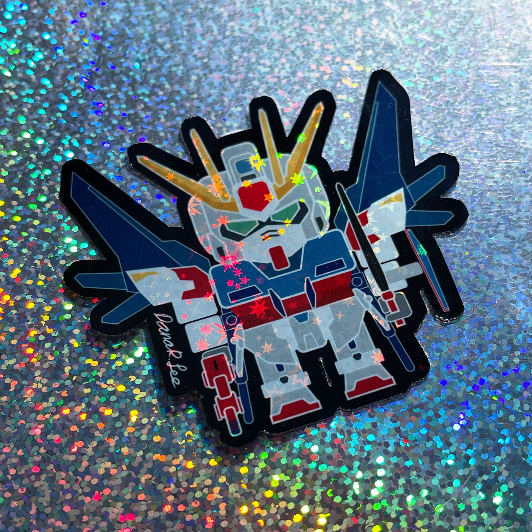 7gundam Sticker Pack, Gundam Sticker Bundle, Gundam Inspired Waterproof Sticker Pack
