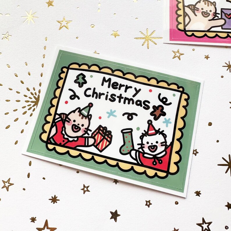 Festive Rectangular Note Sticker Rectangular Stickers Happy Birthday Sticker for Gift Box Halloween ...