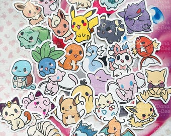 29 Pokimon Stickers for Laptop Stickers for Kids Sticks for Skateboard Bumper Water Bottle