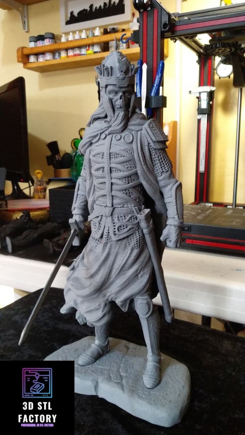 Lord of the Rings King of Dead STL 3D Print STL LOTR Dead Etsy