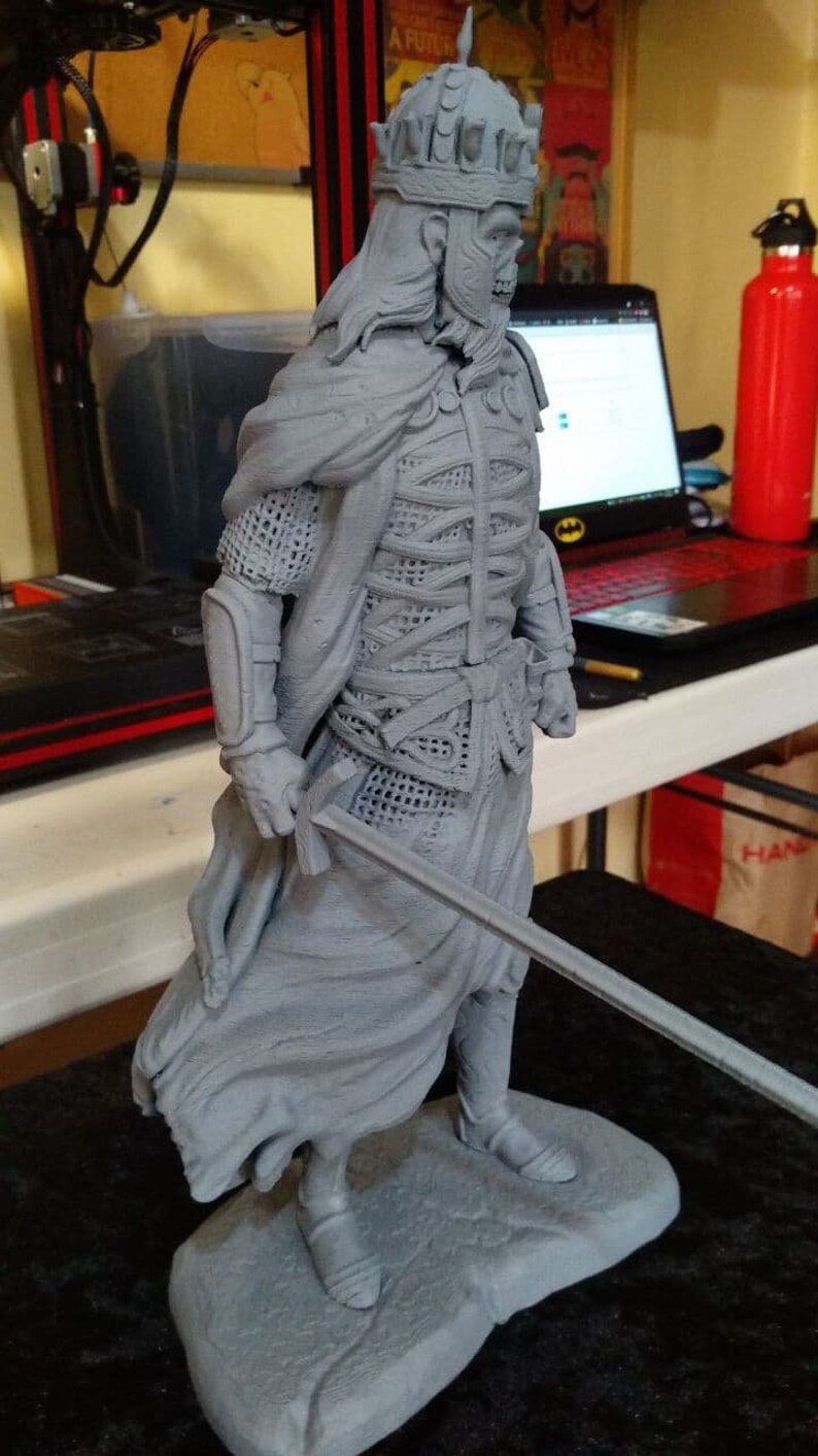 Lord of the Rings King of Dead STL 3D Print STL LOTR Dead Etsy