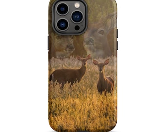 White-Tailed Deer - Blended Art Tough iPhone case | Phone Cases | Gifts for Outdoors Lovers | Tech Accessories