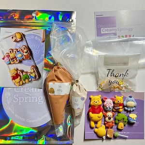 Decoden DIY - Winnie l'ourson Family for Phone Cases Party Kit pour iPhone SamSung Huawei