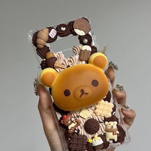 Rilakkuma Chocolate Phone Case - Etsy Rilakkuma Chocolate Phone Case - Etsy