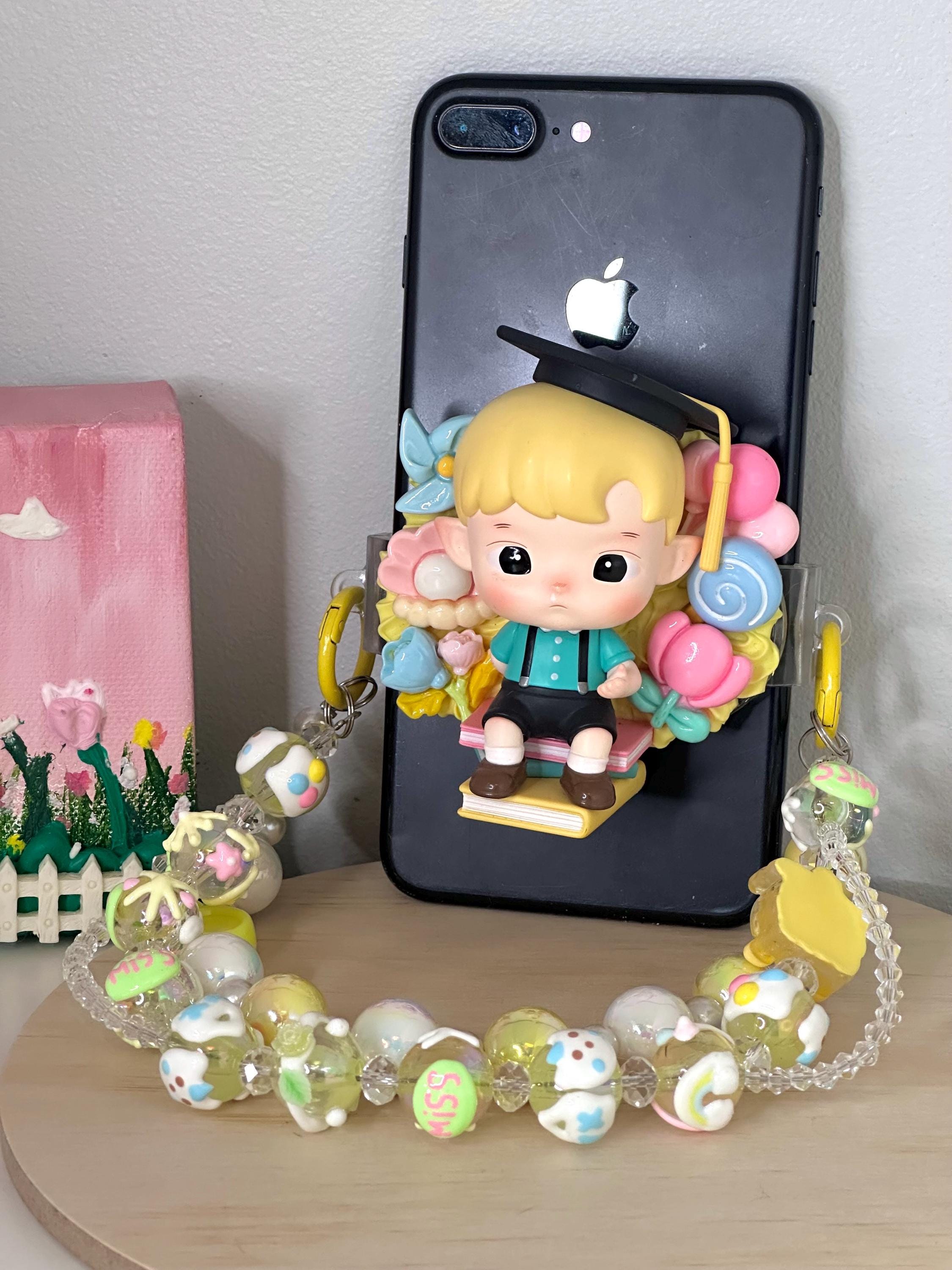 Dimoo Pop Mart Phone Charm: Handmade Phone Case Clip Dimoo Pop Mart Phone Charm: Handmade Phone Case Clip