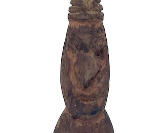 Small Sepik River Ancestral Figure with Base