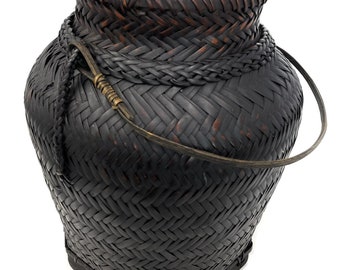 Philippine Round Basket w/Handle