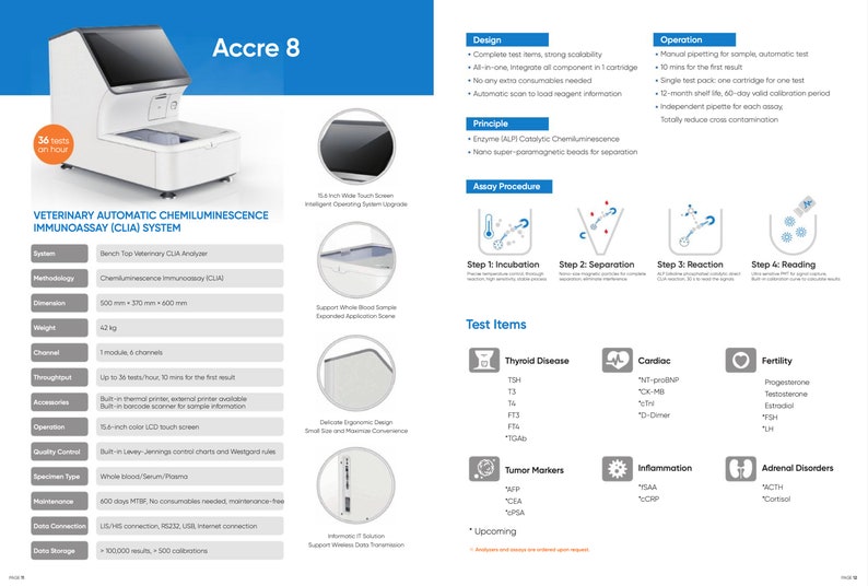 Accre 8 Automatic Chemiluminescence Immunoassay Analyzer image 3