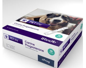 Wondfo Finecare Vet Canine Progesterone 'Serum' Test Box of 10-Accurate Results