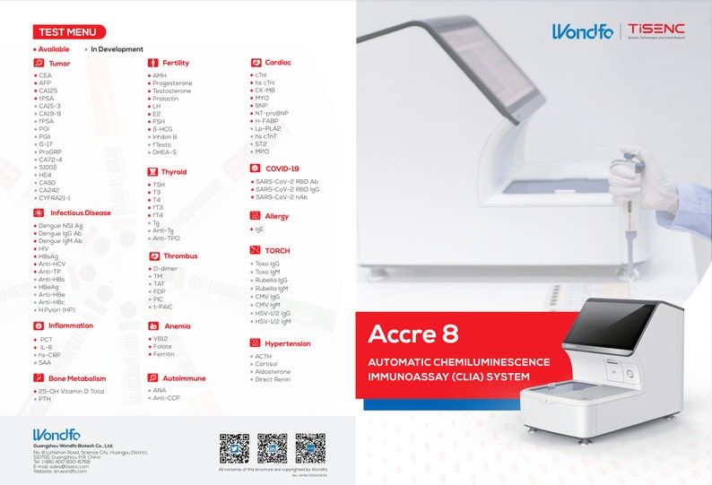 Accre 8 Automatic Chemiluminescence Immunoassay Analyzer image 5