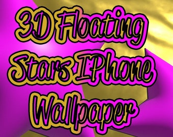 3D Drijvende Sterren IPhone Wallpaper