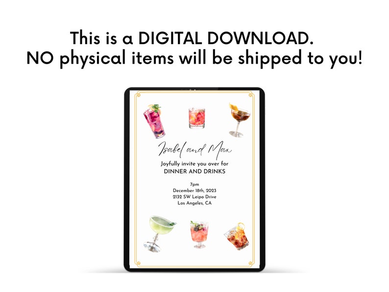 Editable Party Invitation Template Instantly Downloadable - Etsy