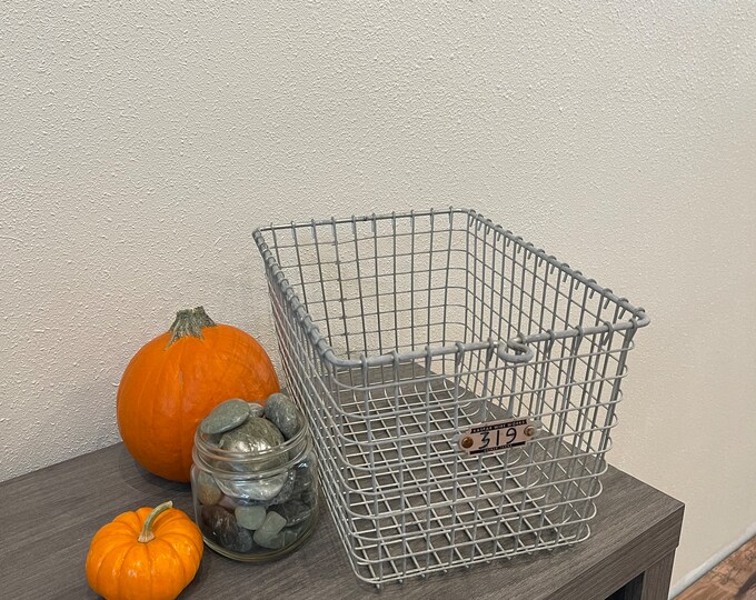 Metal Wire Basket kaspar Wire Works Shiner Texas Etsy
