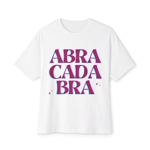 Abracadabra Unisex Oversized Tee - Perfect for Mayhem Ball Tour