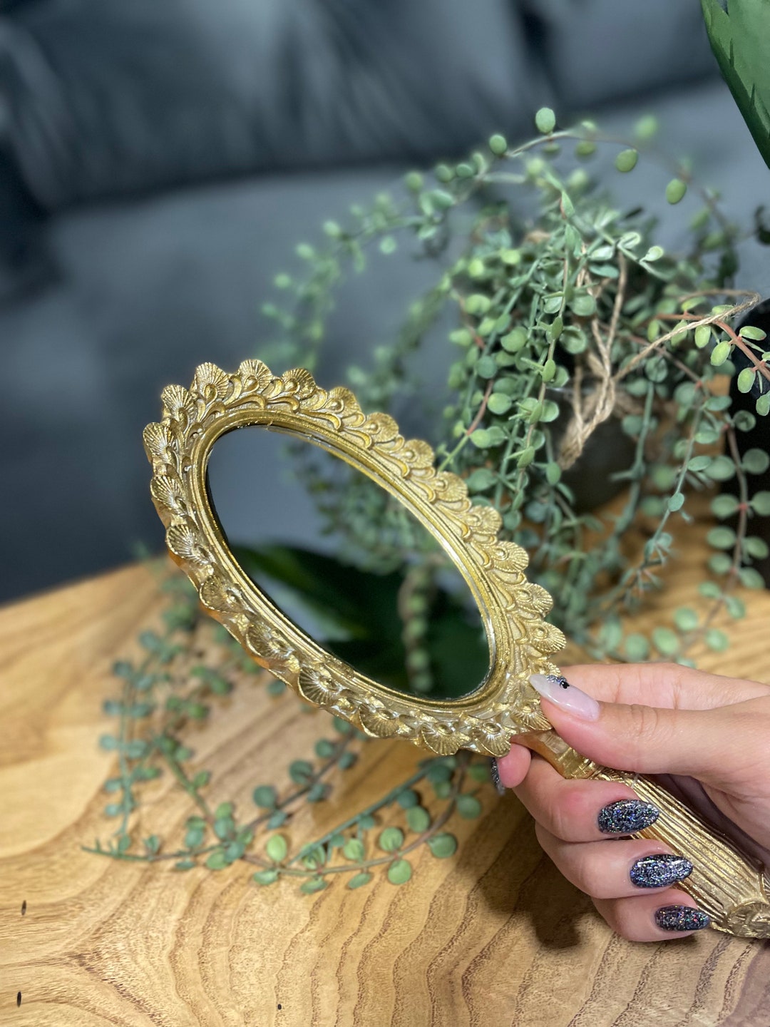 Mirror Golden Mirror Magic Mirror Etsy