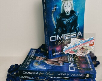 Book box of the Omegas of OAN series by Alexis B. Osborne