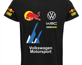 Camiseta coche de carreras VOLKSWAGEN rally + 3 pegatinas gratis