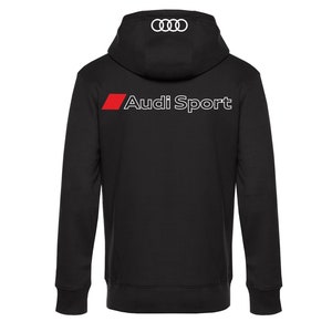 AUDI SPORT replica car zip and hoodie 3 free stickers image 2