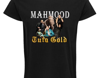 MAHMOOD t-shirt Italian singer GOLD TRACKSUIT