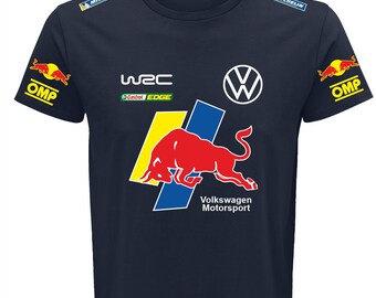 VOLKSWAGEN rally racing car t-shirt + 3 free stickers