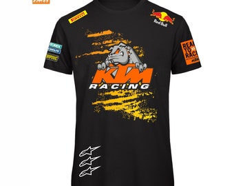 t-Shirt moto stampata KTM Class sport ENDURO motocross+ 3 adesivi OMAGGIO