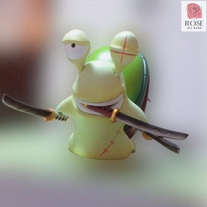  Thcbme Anime Action Figures Den Den Mushi Cute Figures  Transponder Snail Phone Bug PVC Figures Model Collection Ornaments (Ace) :  Toys & Games