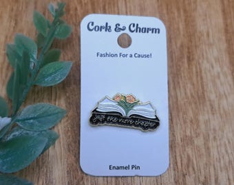 Só mais um capítulo livro broche de esmalte l presente para leitores l presente para amantes de livros l