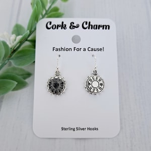 Silver Beer Bottle Cap Earrings l Gift for Beer Lovers l Kawaii l Novelty Gift l Imitation Food Earrings l Gift For Foodies l Charm Earrings