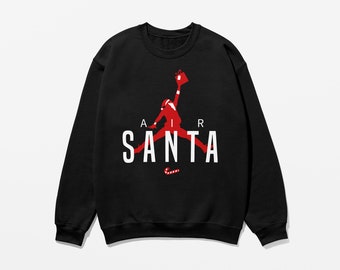 Air Santa Jordan Basketball Funny Christmas Jumper