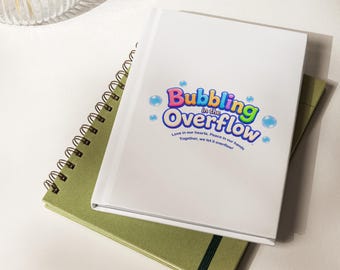 Bubbling in the Overflow Hardcover journal matte