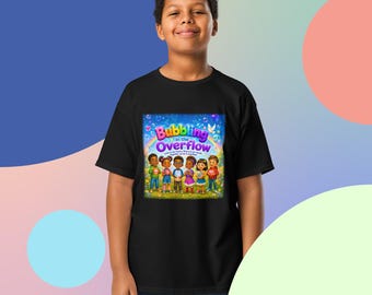 Bubbling in the Overflow Youth classic tee