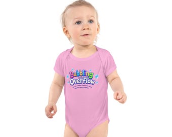 Bubbling in the overflow Infant bodysuit